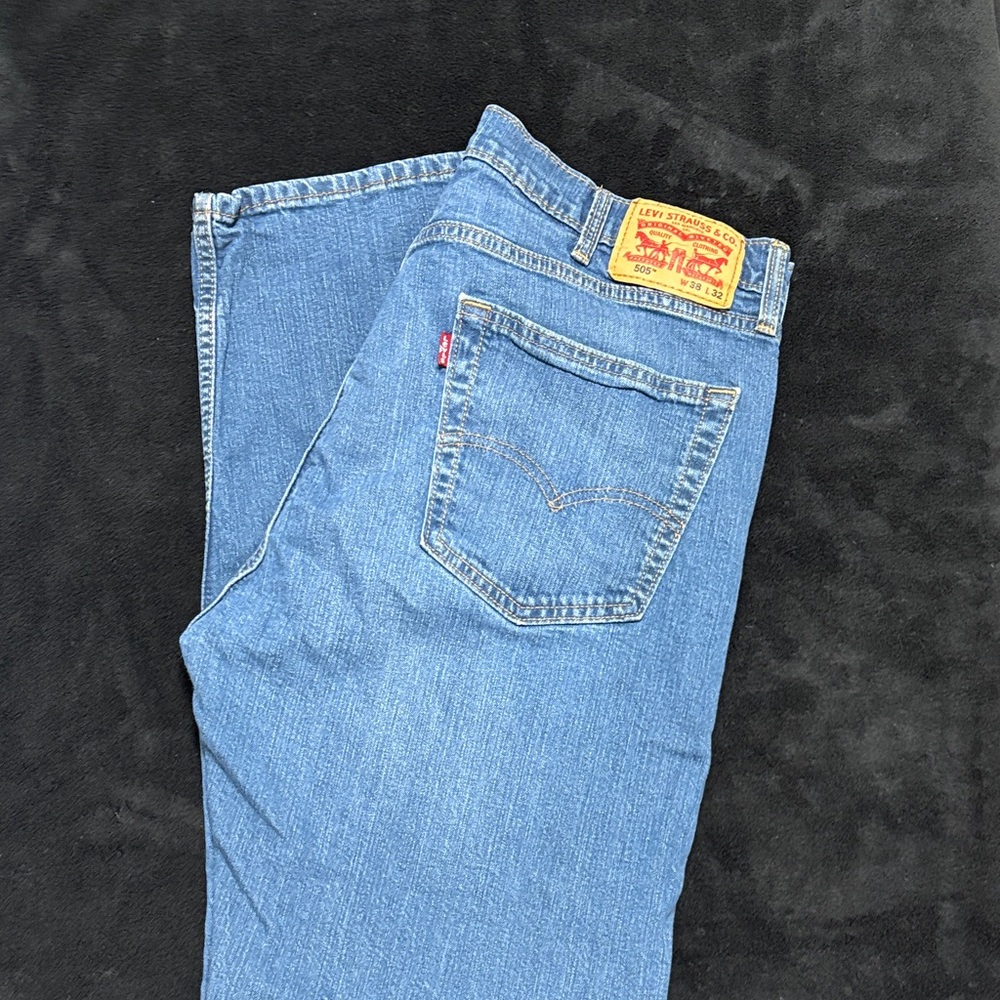 Levi's Men's Light Blue Straight-Leg Jeans